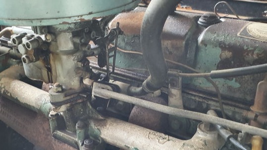 Wolseley 24/80 carburettor & throttle linkage