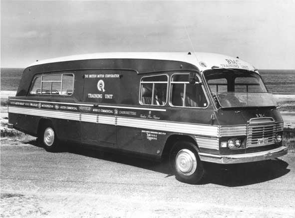 BMC Australia Mobile Service School bus which was used to train country dealerships